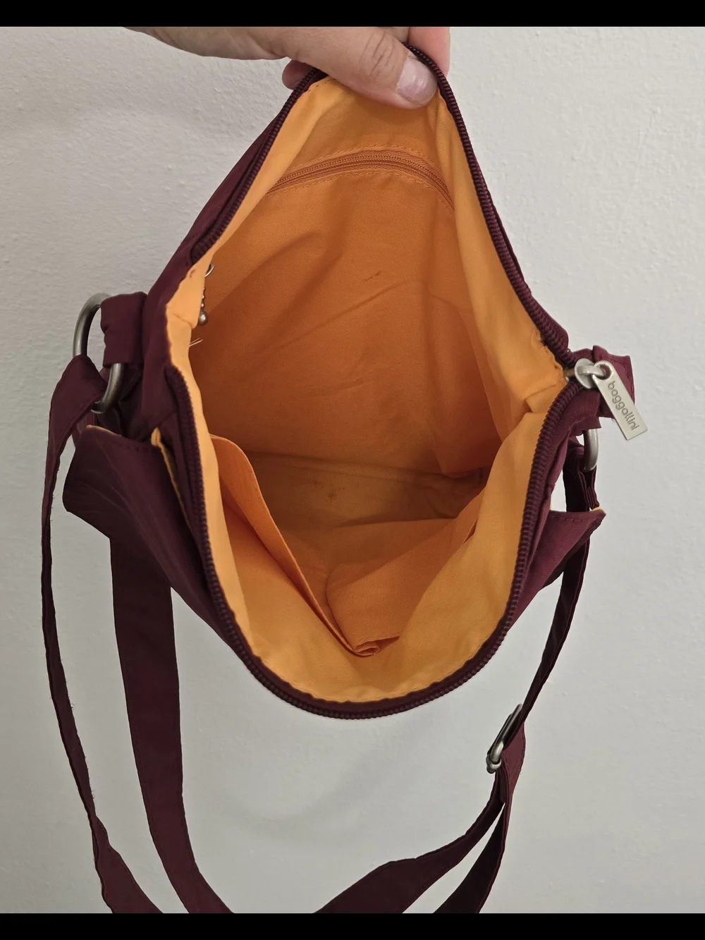 Baggallini Burgundy Crossbody Bag